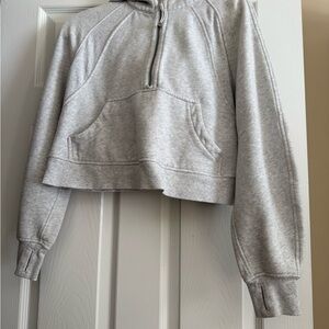 lululemon athletica Scuba Half-Zip Crop